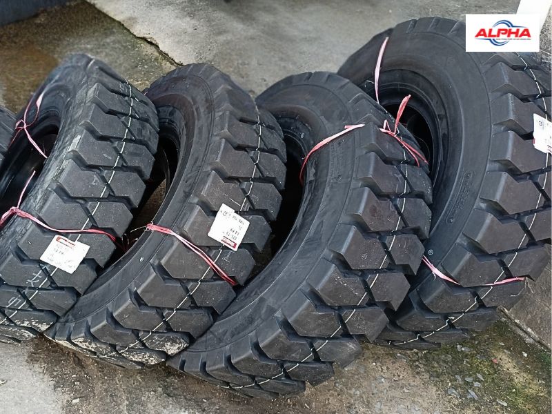 quy trình tạo ra lốp xe nâng